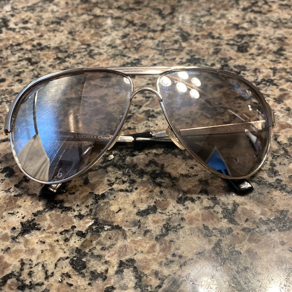 Silver Aviator Sunglasses - Picture 2 of 7